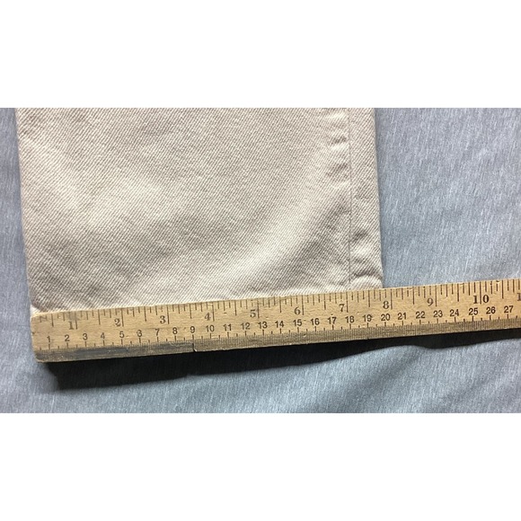 Song Denim Cargo Baggy Straight Leg Tan Jeans 3/26 - Picture 5 of 13